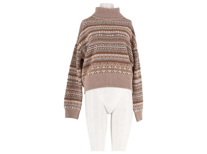 Autre Marque LILYSILK Kaschmirpullover beige Größe M