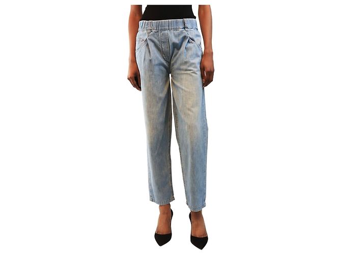Brunello Cucinelli Blaue Denimhose - size UK 8