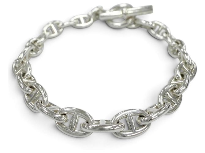 Hermès Pulseira de Berloques Hermes Silver 925 Prata