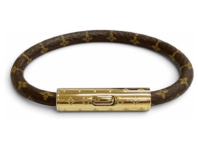 Pulsera Louis Vuitton LV Confidential Monogram Dorado