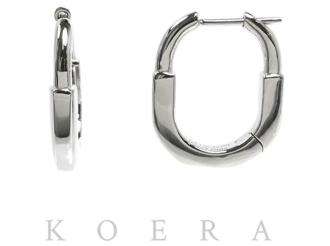 Tiffany & Co Pendientes de botón Rock Small en oro blanco 18K Tiffany
