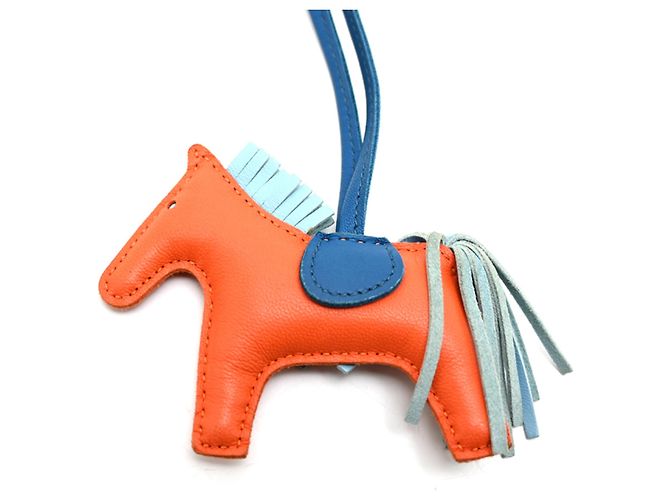 Hermès Hermes Rodeo Charm PM Blu Arancione