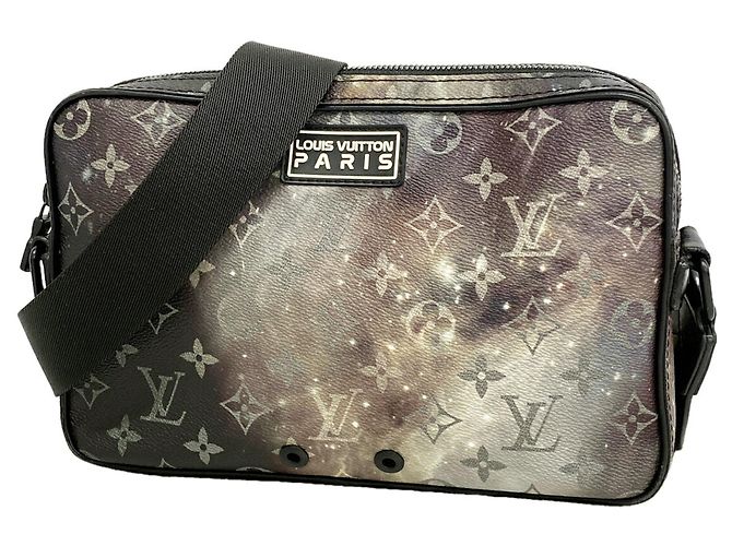 Borsa a tracolla Louis Vuitton Monogram Galaxy Alpha Nero