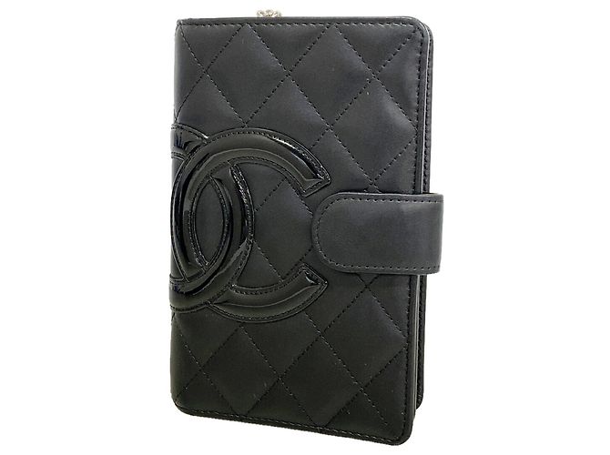 Cartera Chanel Cambon de piel de cordero en negro