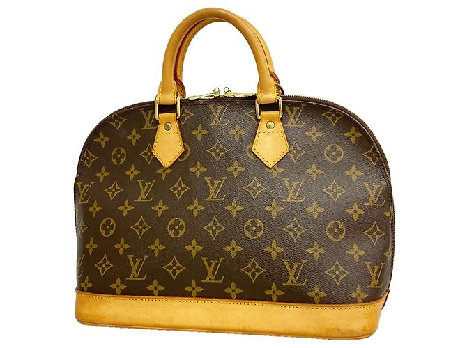 Bolsa de mão Louis Vuitton Alma Monogram M51130 Marrom