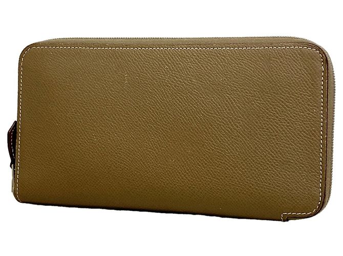 Hermès Cartera Larga Hermes Azap Gris pardo