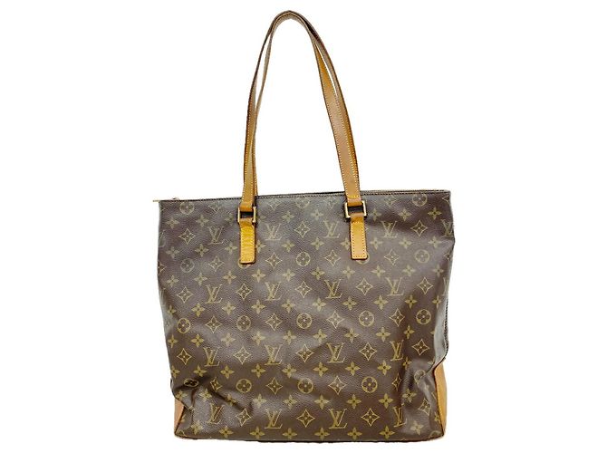 Borsa Cabas Mezzo Monogram Louis Vuitton Marrone