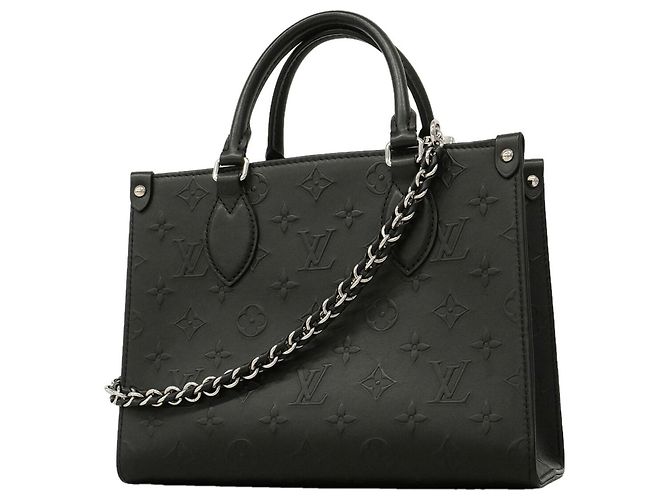 Borsa Louis Vuitton Monogram Bold OnTheGo PM Nero