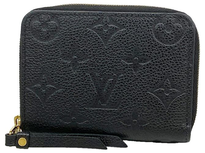 Portamonete Zippy Monogram Empreinte Louis Vuitton Nero