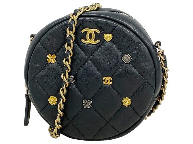 Bolso de hombro con cadena Chanel Matelassé Negro