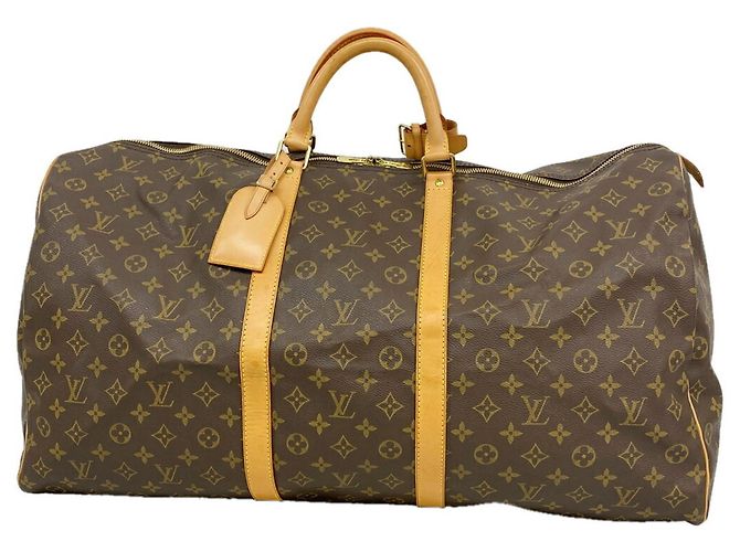 Louis Vuitton Boston Monogram Keepall 60 Marron