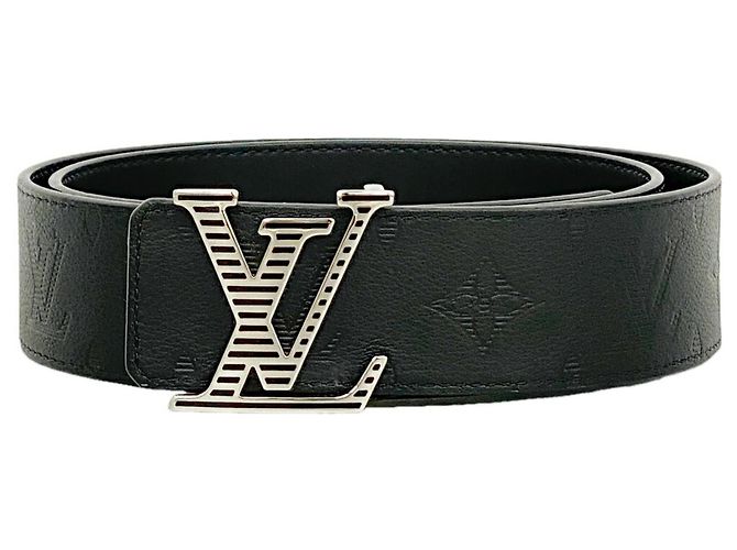 Louis Vuitton Monogram Shadow LV 40mm Reversible Belt Black
