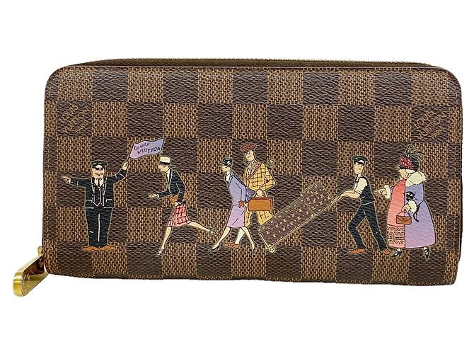 Louis Vuitton Damier Illustre Zippy Wallet Lila