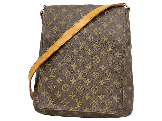 Bolsa de Ombro Louis Vuitton Monogram Musette Marrom
