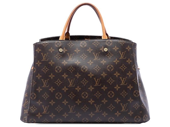 Louis Vuitton Brown Monogram Montaigne GM Marrom