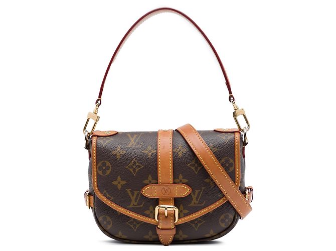 Louis Vuitton Brown Monogram Saumur BB Marrom