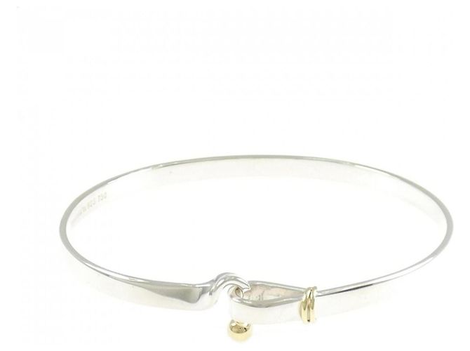 Tiffany & Co Bracciale Tiffany Hook & Eye Argento D'oro