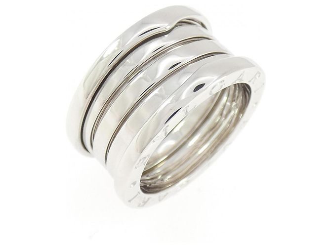 Bulgari Bvlgari B.zero1 4-Band Silver Ring Silvery