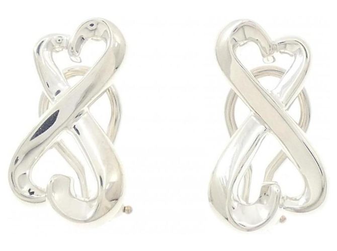 Tiffany & Co Orecchini Tiffany Loving Heart Argento