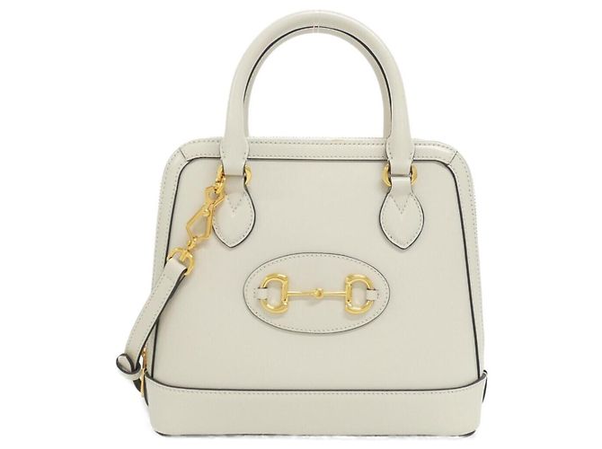 Bolsa Gucci Horsebit 1955 Branco