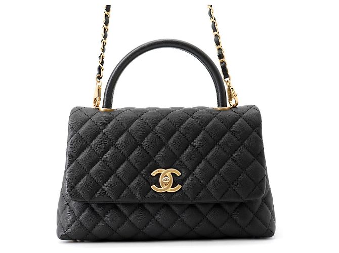 Chanel Matelassé Handtasche Schwarz