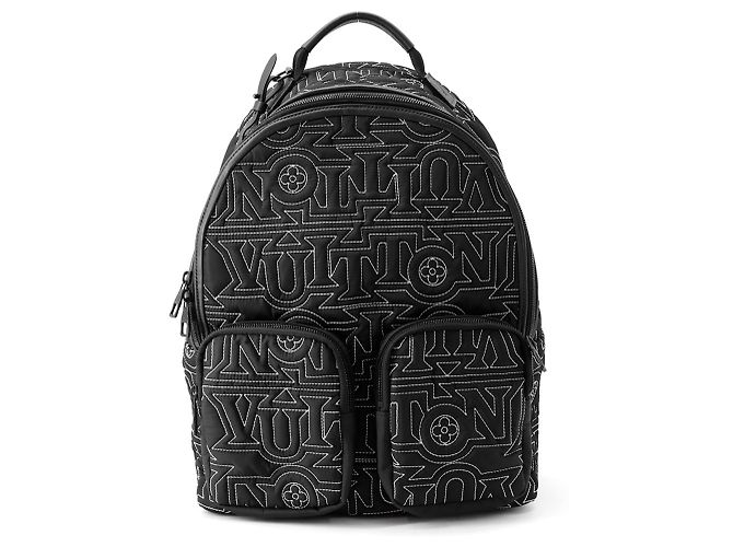 Louis Vuitton Backpack from the Snow Capsule Collection Black Monogram