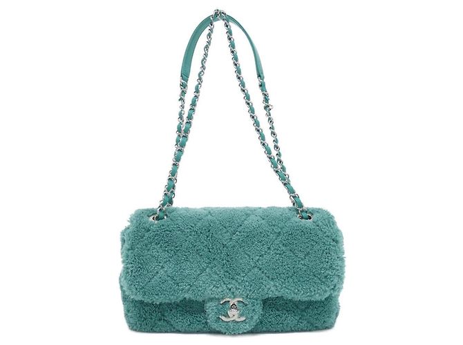 Bolsa de ombro Chanel verde