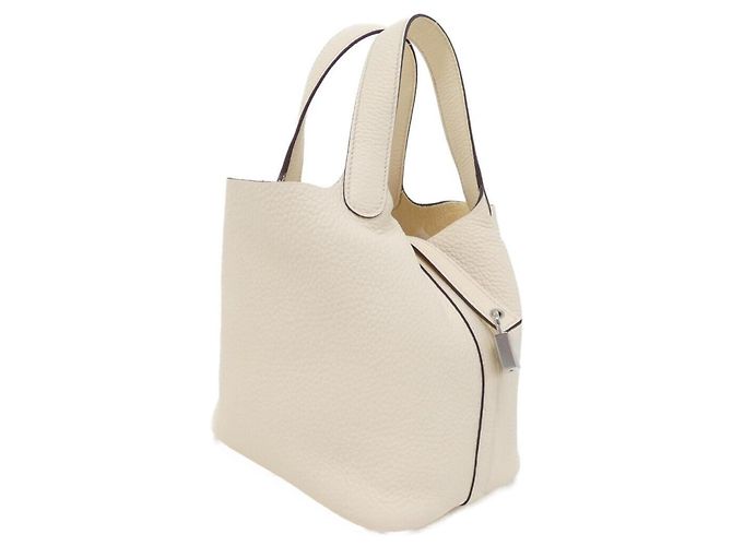 Hermès Hermes Picotin Lock PM Handtasche Weiß
