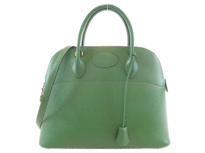 Hermès Sac à main Hermes Bolide 35cm en Vert