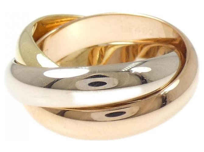 Anello Cartier Trinity in oro rosa bianco e giallo 18K