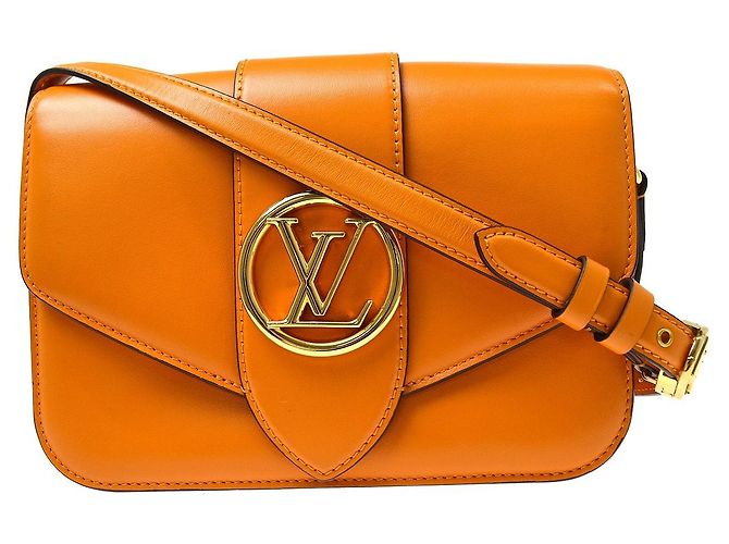 Louis Vuitton LV Pont 9 Leather Orange