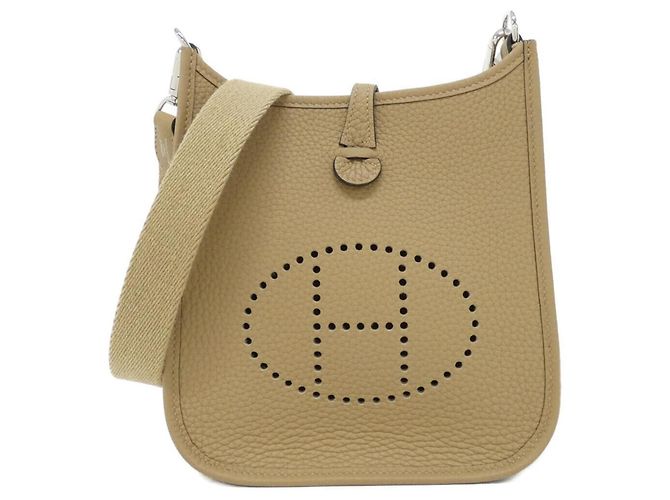 Hermès Bolsa de Ombro Hermes Evelyne Amazon Bege