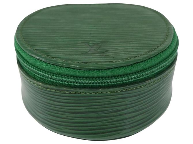 Louis Vuitton Ecrin Bijoux Epi Leather Verde