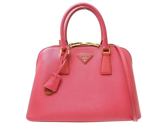 Prada Promenade Saffiano Medium Rose