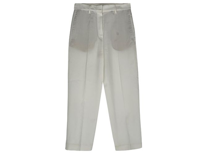 Pantalones Brunello Cucinelli en algodón blanco
