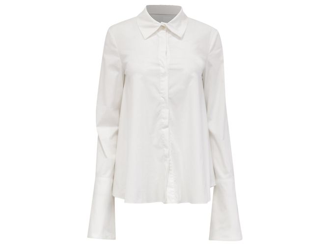 Autre Marque Camisa de manga comprida Caroline Constas em algodão branco