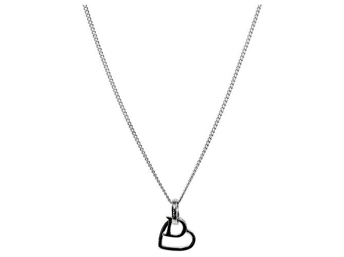 Dior Collar de Corazón en Plata