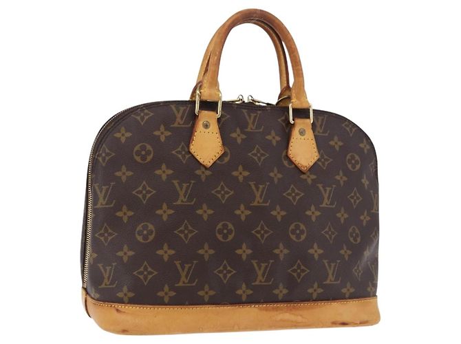 LOUIS VUITTON Monogram Alma Hand Bag M51130 LV