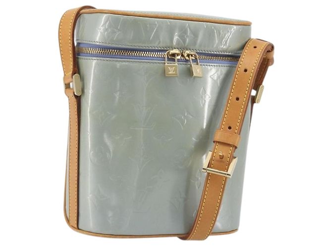 LOUIS VUITTON Monogram Vernis Sullivan Vertical Bag Lavande M91258