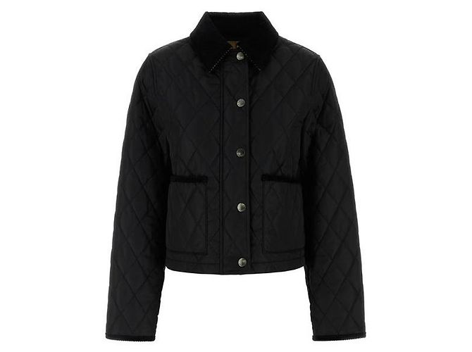 Burberry OLDHAM Diamond Steppjacke Black Schwarz