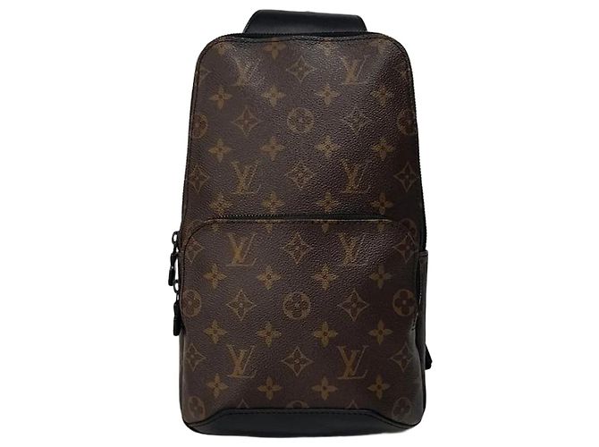 Louis Vuitton Slingback Monogram Avenue avec puce intégrée Marron