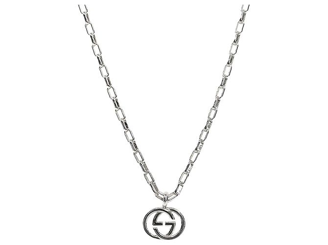 Gucci Collar entrelazado de plata