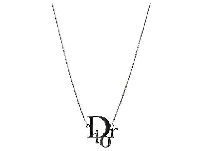 Dior Collana Oblique Silver Argento