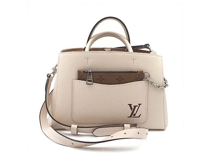 Louis Vuitton Epi Marelle BB Top Handle Blanc