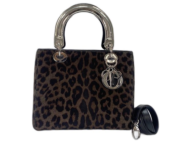 Borsa a tracolla Lady Dior Christian Dior Marrone