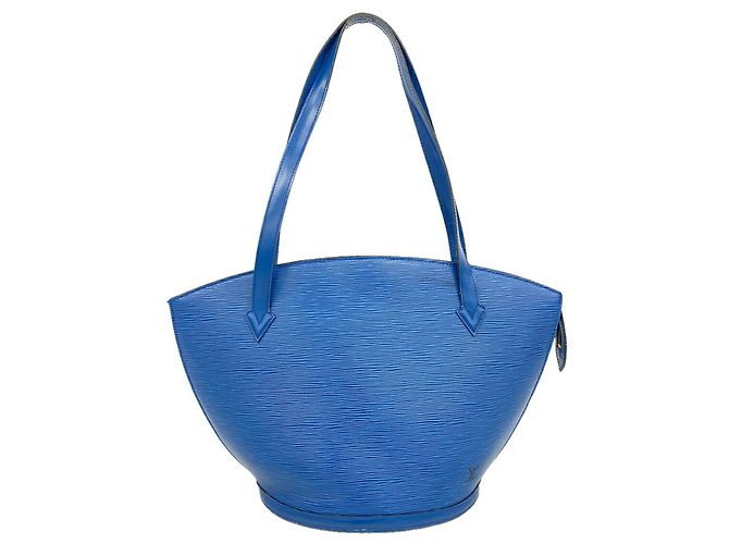 Bolsa de Ombro Louis Vuitton Epi Saint Jacques Azul