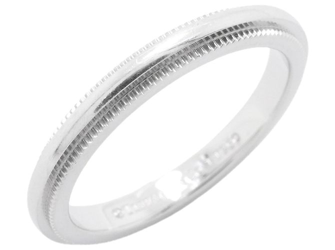 Tiffany & Co. Platin Milgrain Ring