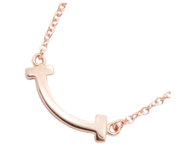Tiffany T Collar Tiffany & Co. T Smile Mini en oro rosa de 18K
