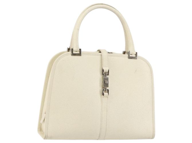 Gucci Jackie Leather Medium Blanc