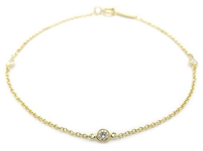 Bracciale con charm Tiffany & Co. in oro giallo 18K D'oro